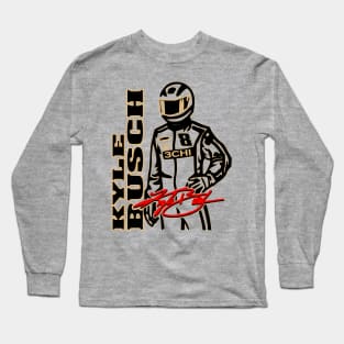 #8 Rowdy Busch Fan Driver Long Sleeve T-Shirt